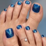 Blue Summer Toe Nail Designs
