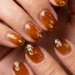 Brown Fall Nail Designs