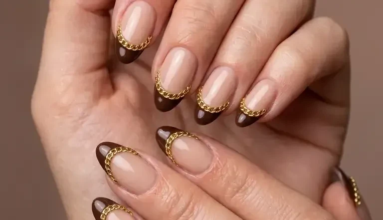French Tip Fall Nail Ideas