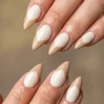 Neutral Fall Stiletto Nail Designs