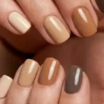 Simple Early Fall Nail Designs