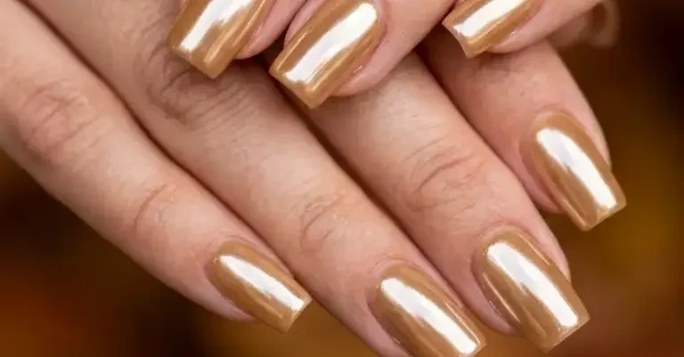Square Fall Nail Designs