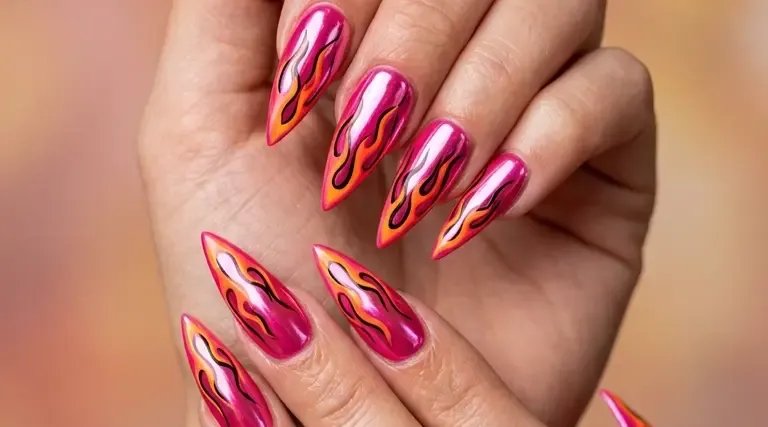 Stiletto Summer Nail Designs