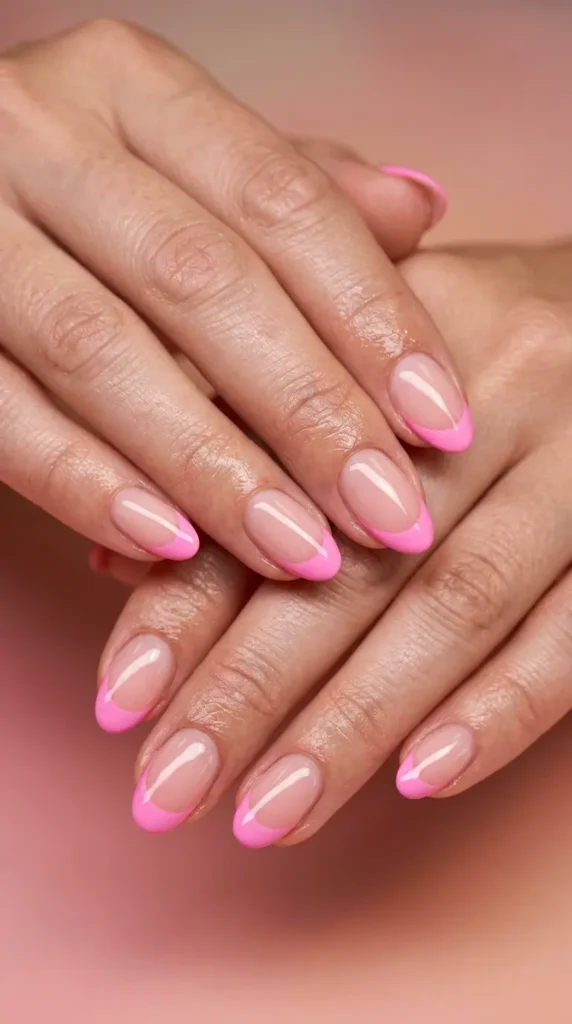 Barbie Pink French Tips