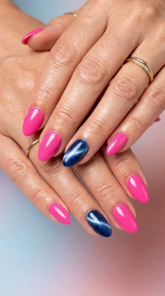 Barbie Pink Summer Nails