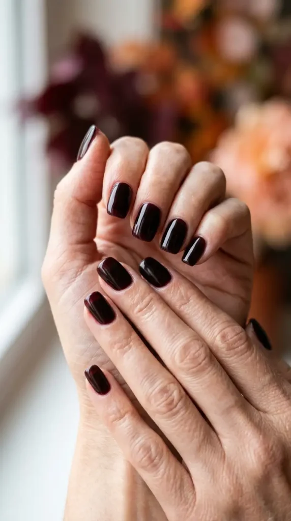 Black Cherry Jelly Nails