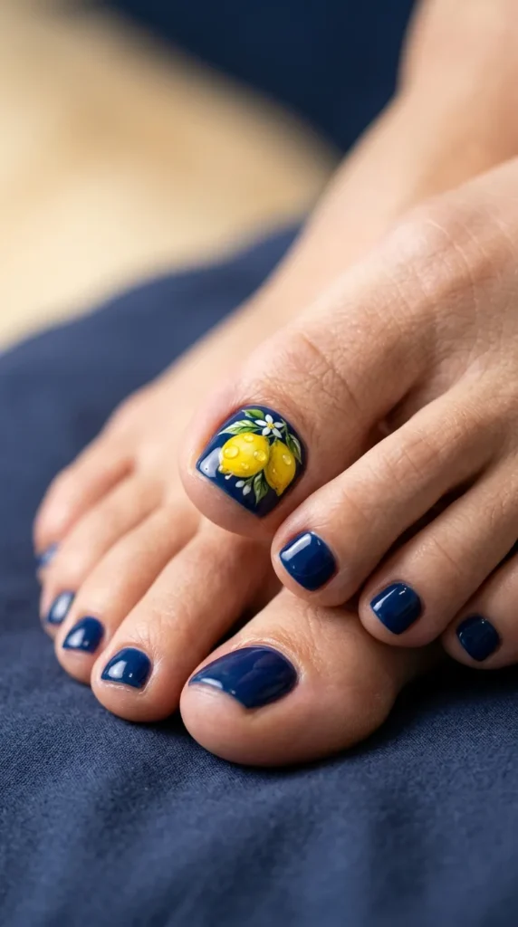 Blue Lemon Accent Toes