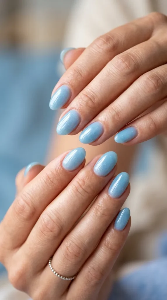 Blue Soap Nails Trend