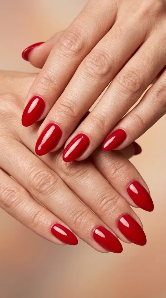 Bold Cherry Red Nail Designs