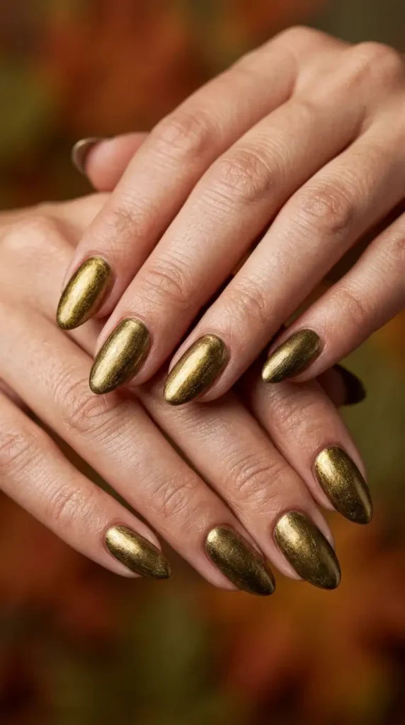 Burnished Gold Nails
