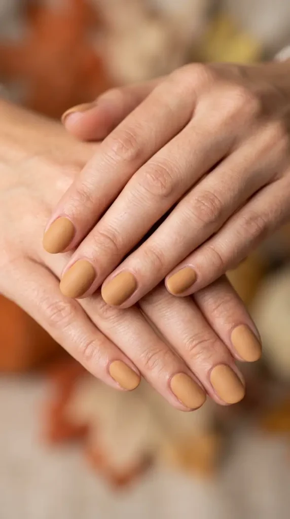 Caramel Latte Nails