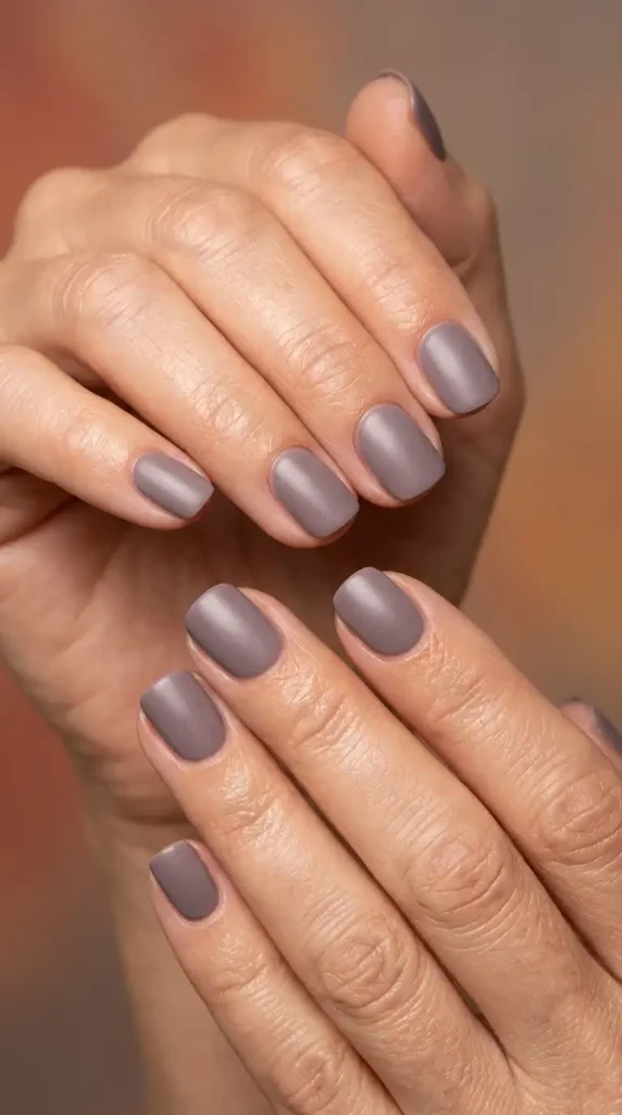 Cashmere Gray Nails