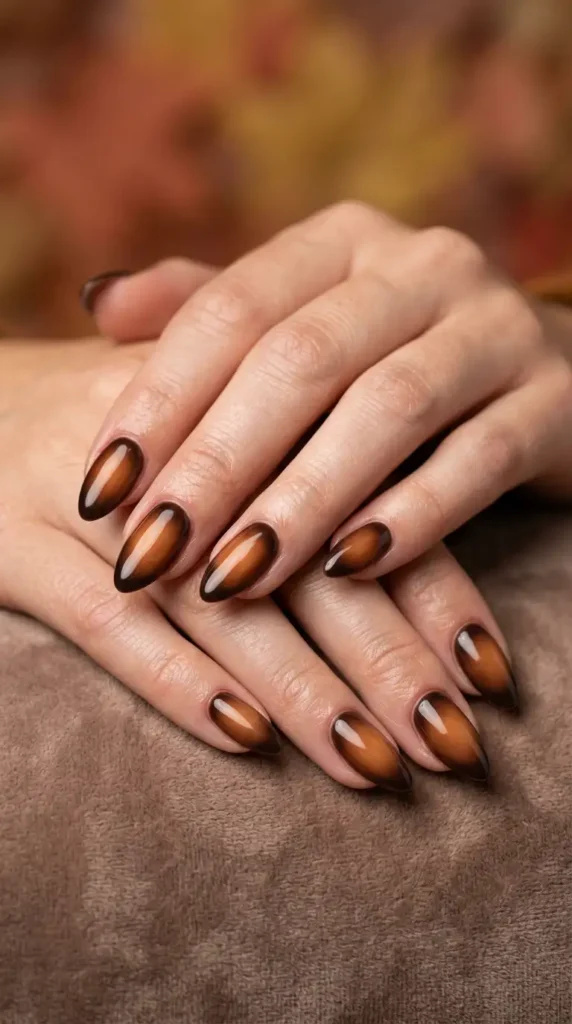 Chestnut Aura Nails