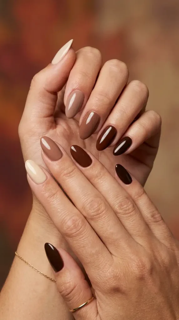 Cocoa Gradient Nails