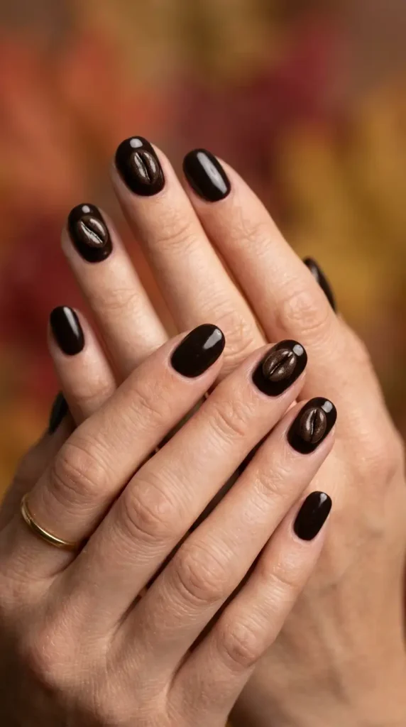Coffee Bean Nails