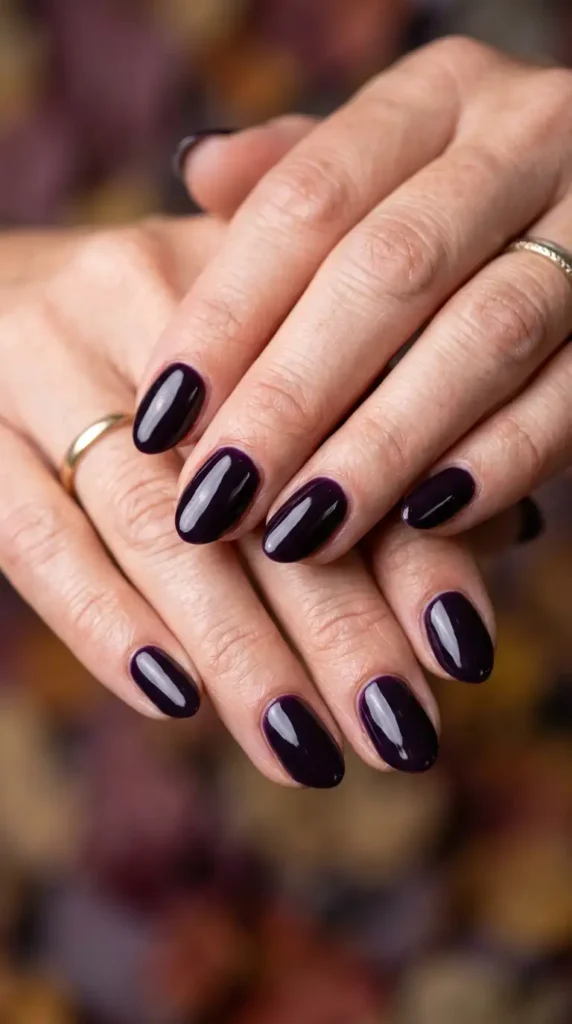 Dark Fig Gloss Nails