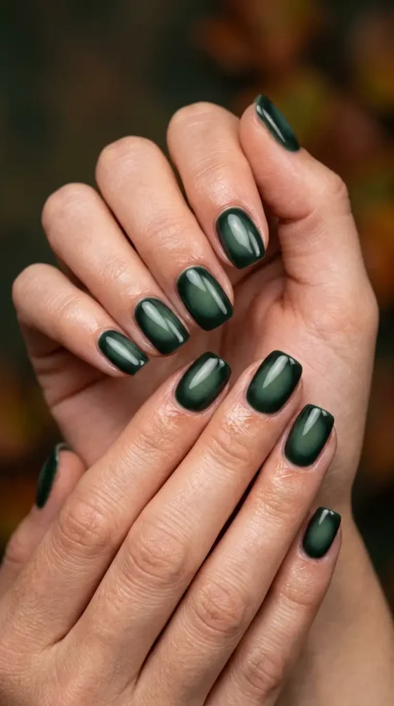 Dark Forest Aura Nails