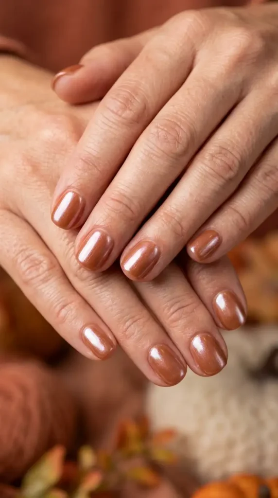 Glazed Cinnamon Donut Nails