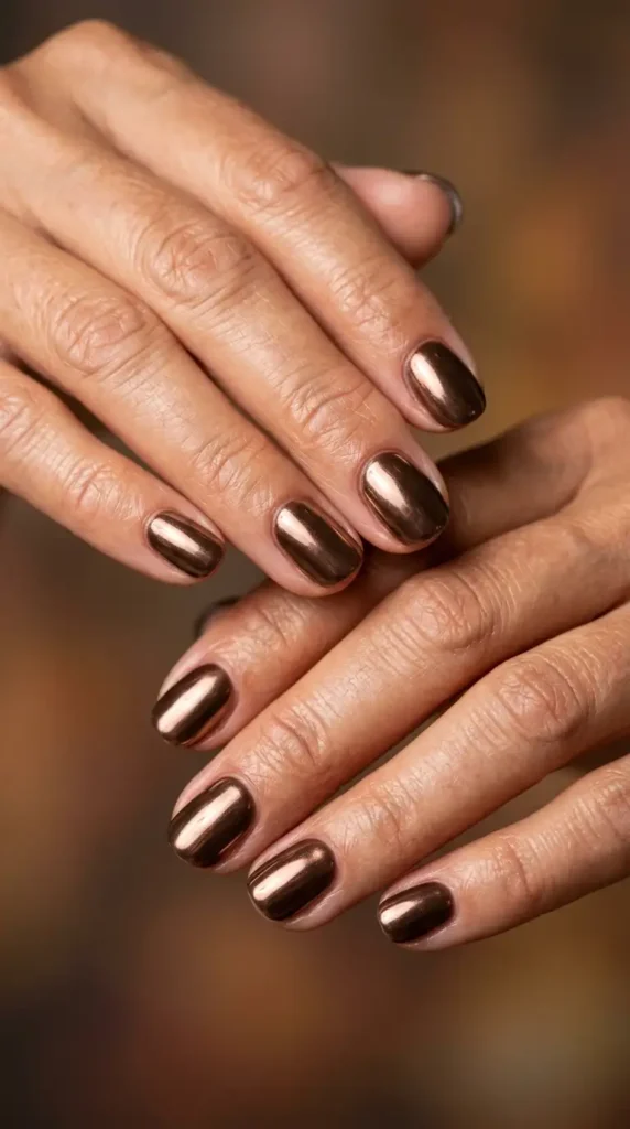 Glazed Espresso Nails