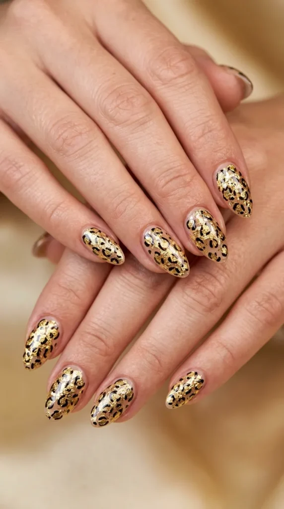 Gold Foil Leopard Spots