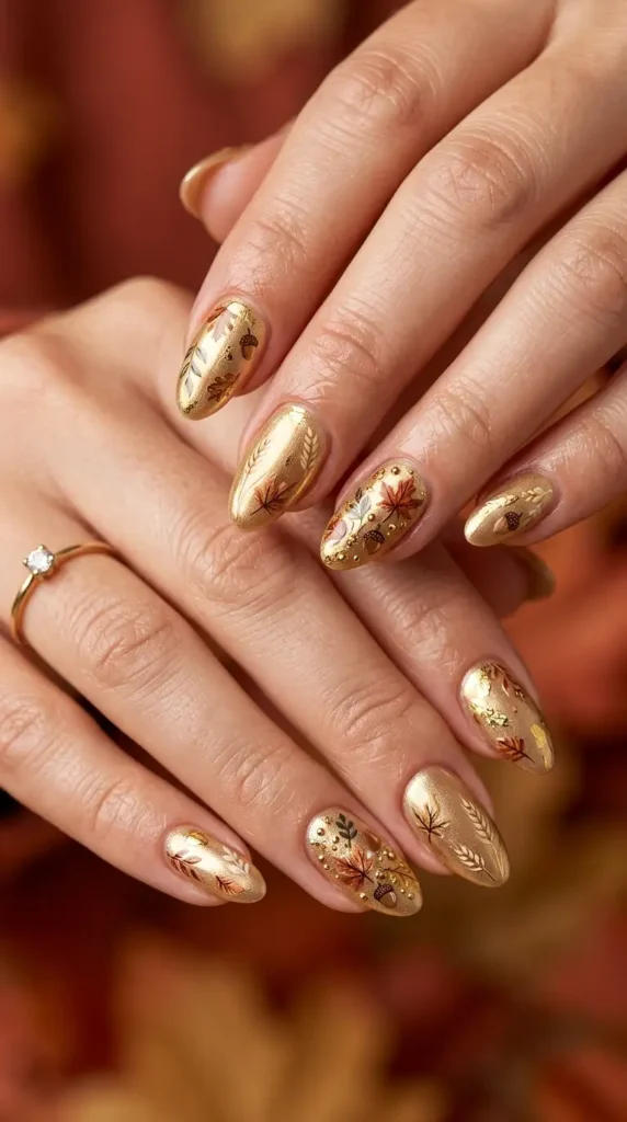 Golden Harvest Nails