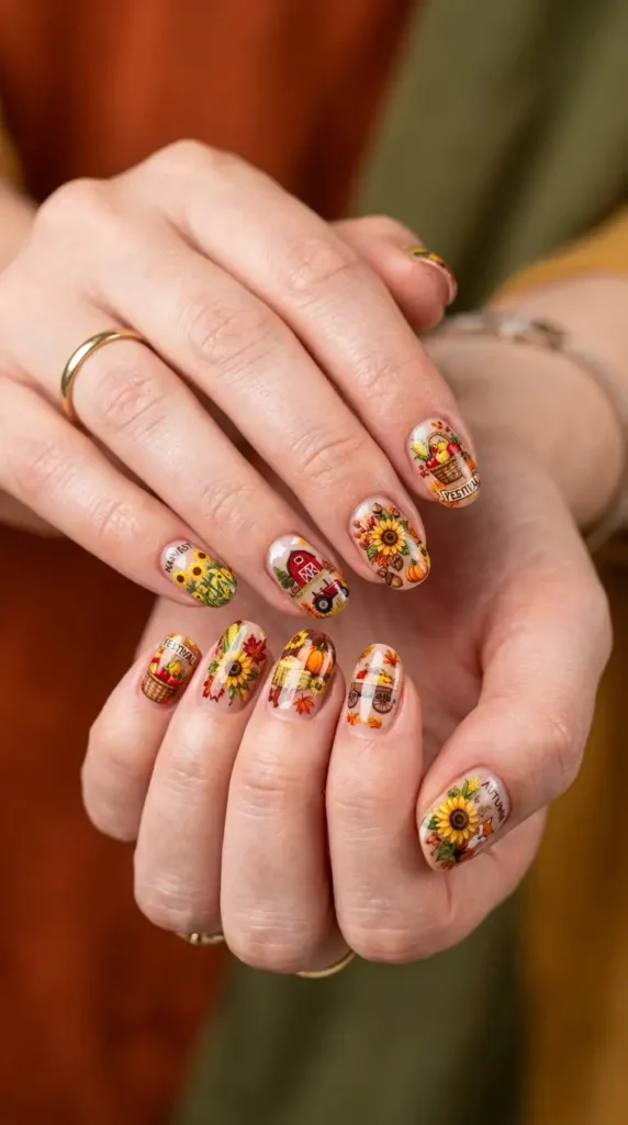 Harvest Festival Nail Designs
