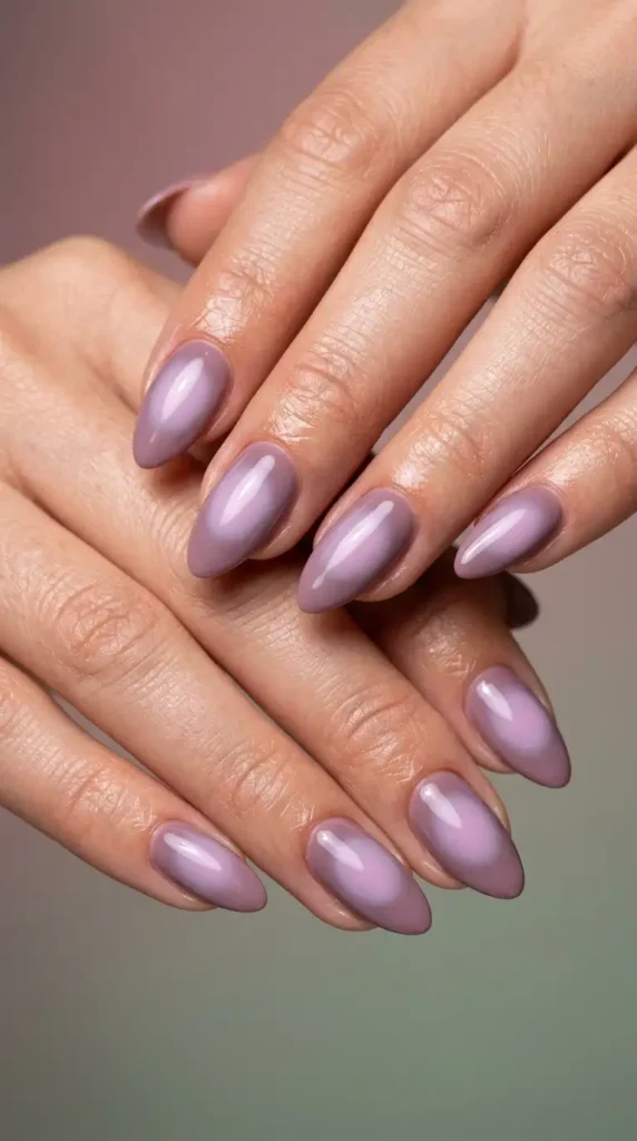 Mauve Aura Nails