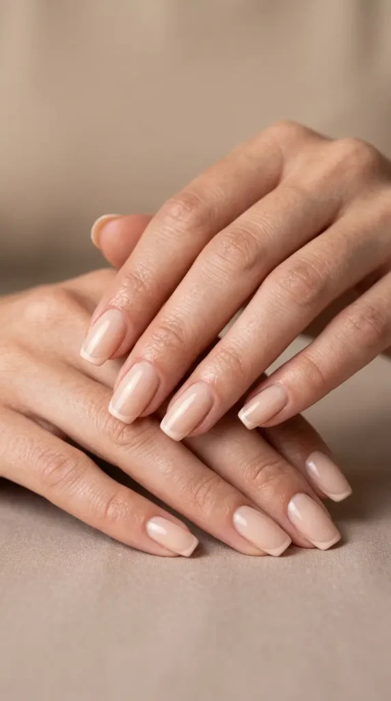 Minimal Nude French Tips