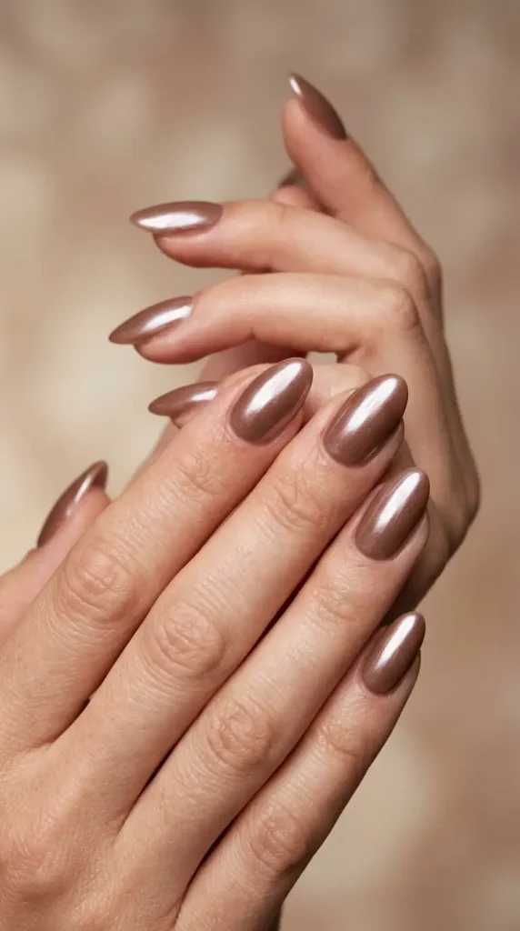 Mocha Glazed Nails
