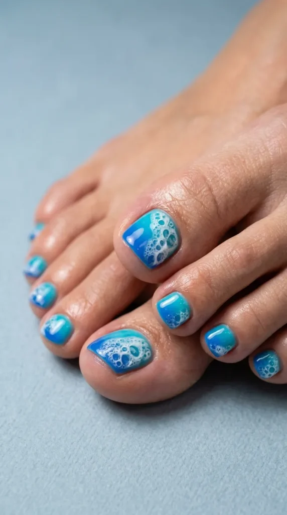 Ocean Foam Gradient Toes