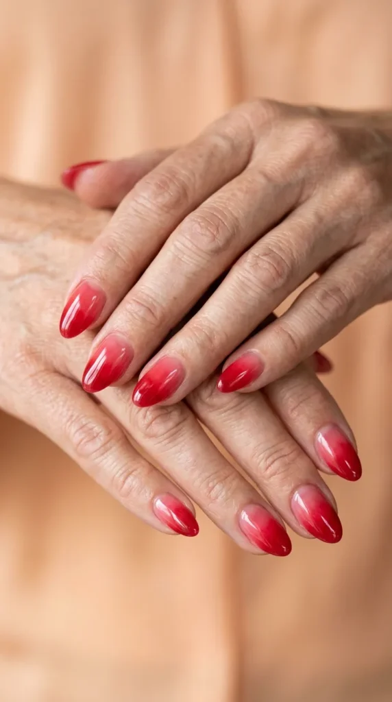 Red Popsicle Inspired Nails