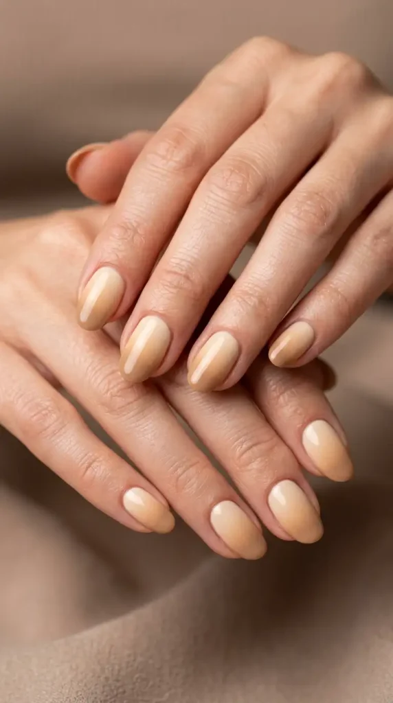 Sandstone Ombre Nails