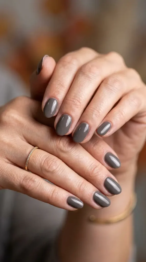 Smoky Taupe Nails