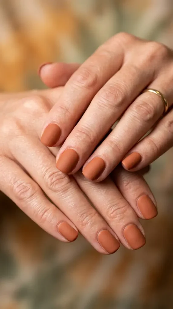 Soft Terracotta Nails