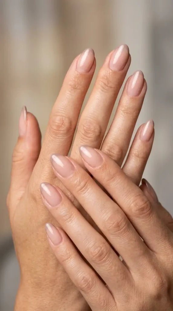 Taupe Micro French Tips