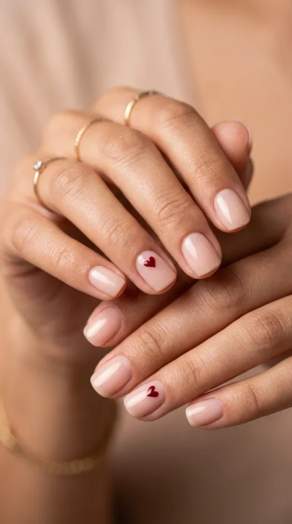 Tiny Heart Nail Art Designs