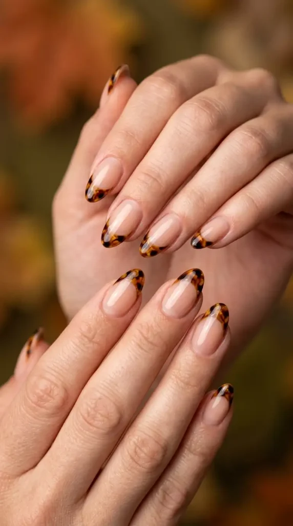 Tortoiseshell French Tips