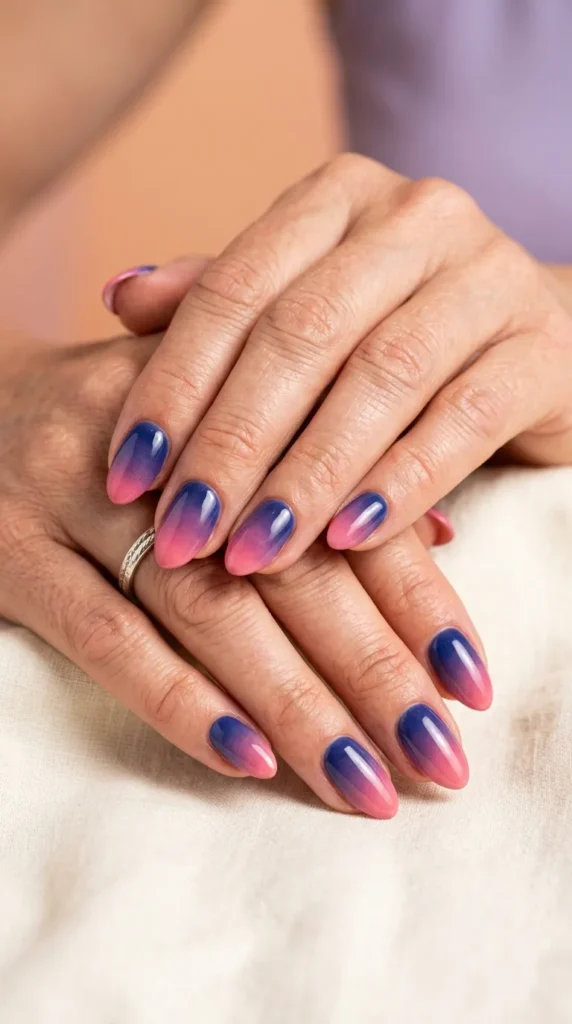 Tropical Sunset Gradient Nails