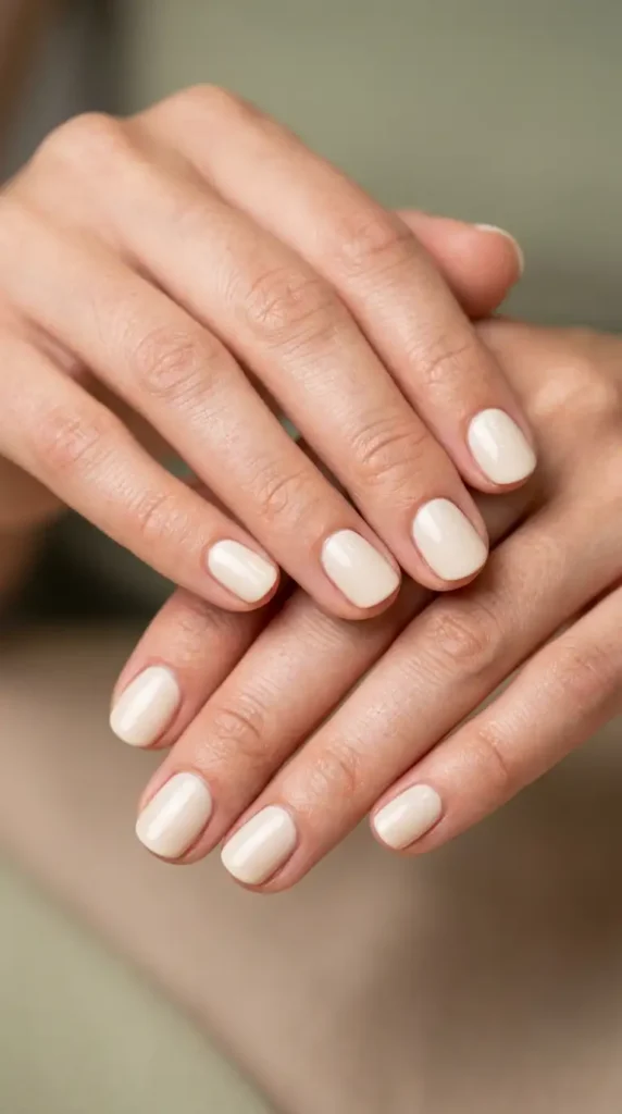 Warm Biscotti Nails