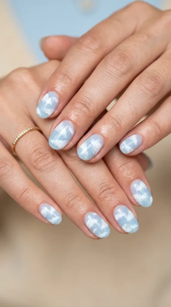 White Cloud Nails
