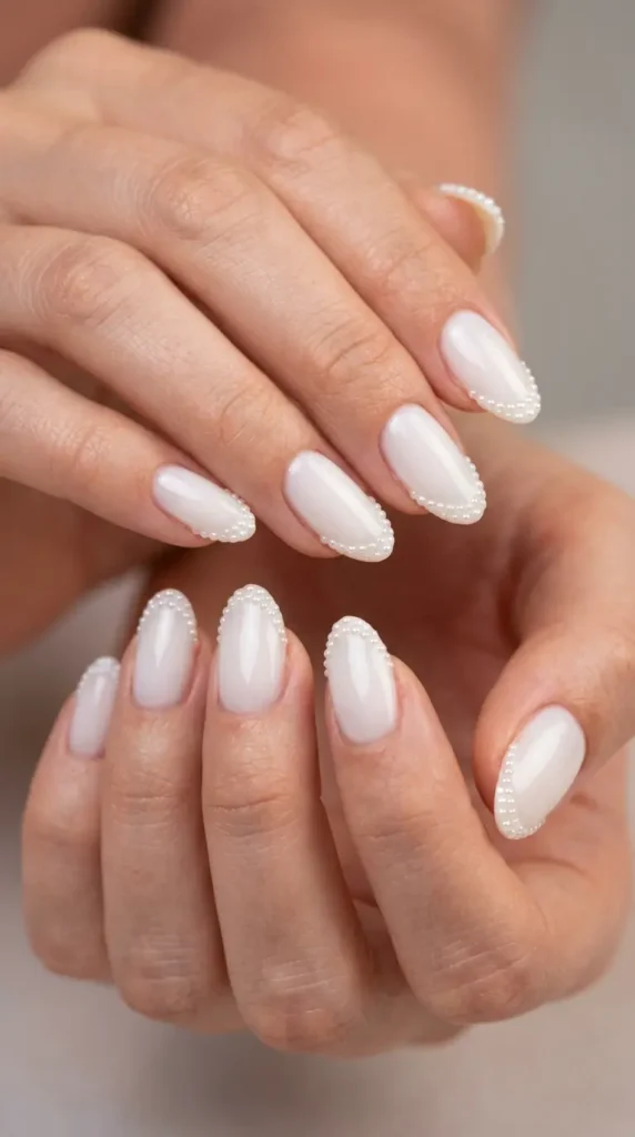 White Pearl French Tips