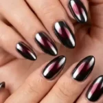 Autumn Chrome Nail Ideas
