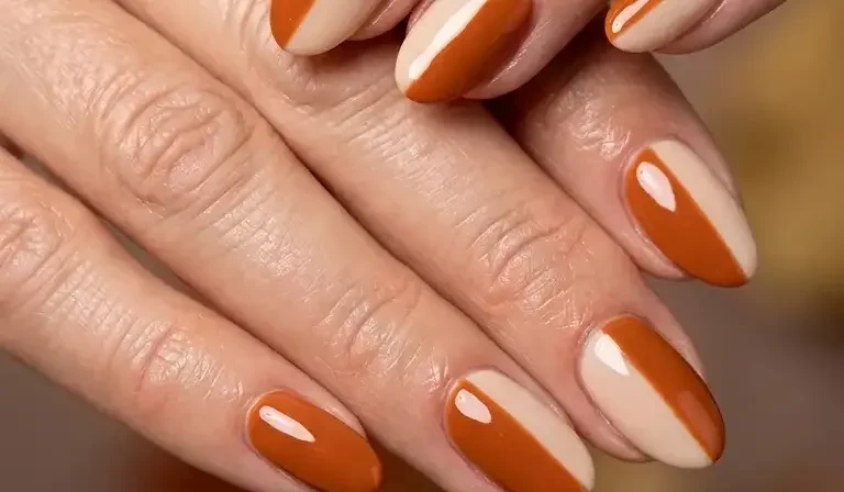 Oval Fall Nail Designs