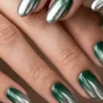 green chrome ombre nails_resized